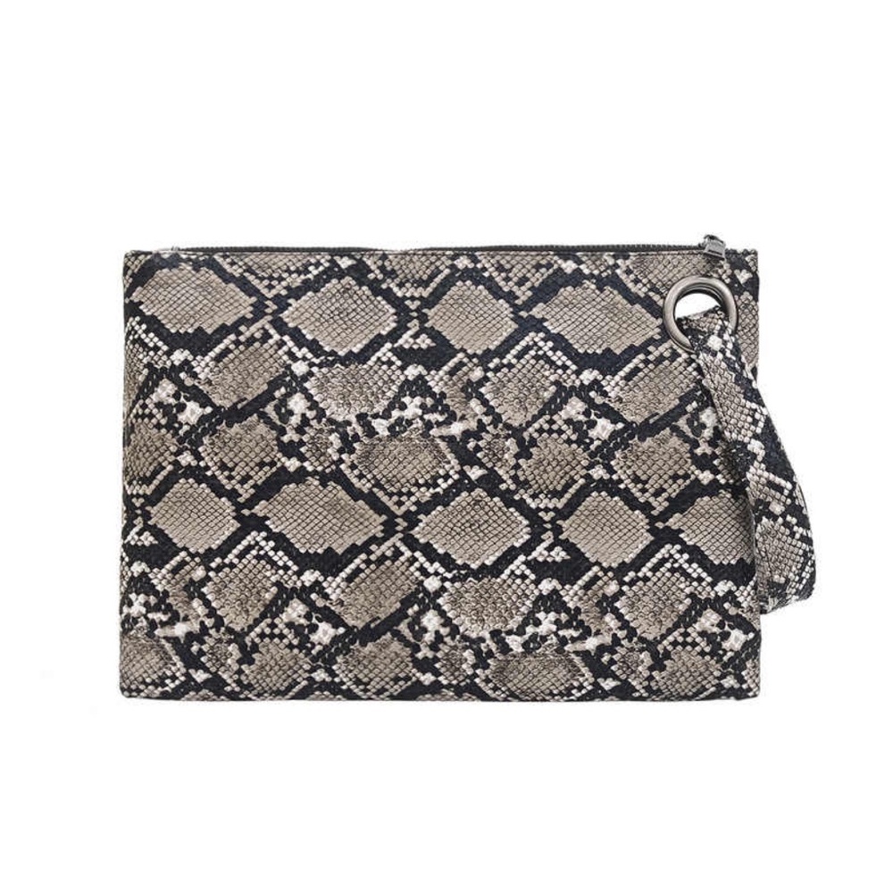 Snakeskin Clutch